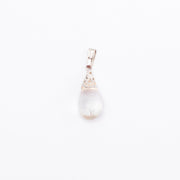 Clear Quartz Pendant: Spiritual Awareness - Drop Shape Love Rocks Pendants